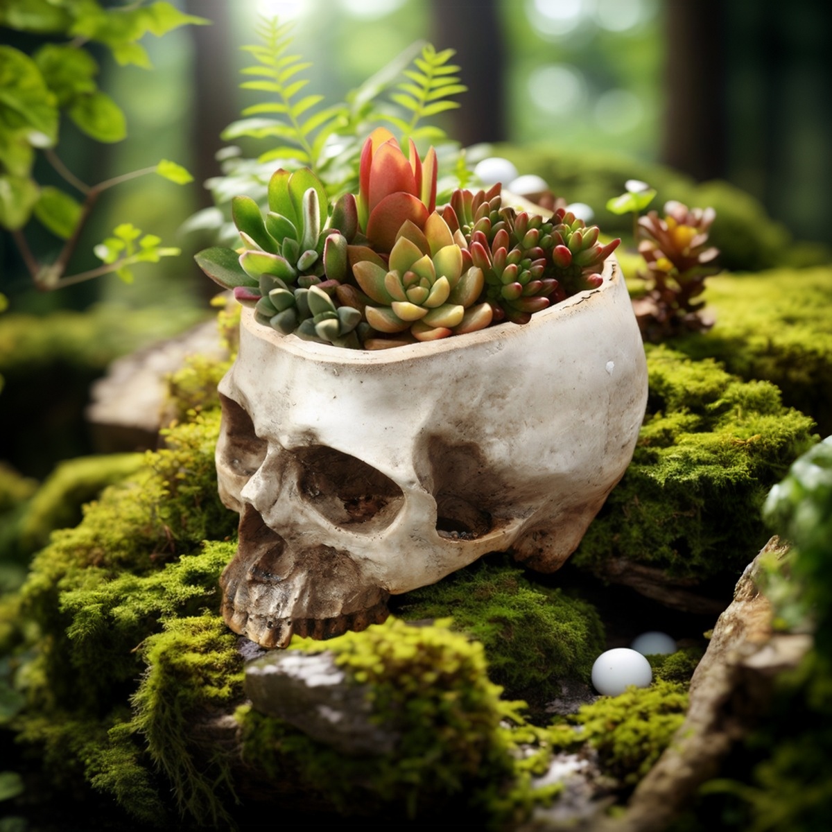 1 adet, yaratıcı kafatası saks - Snake Plant Ceramic incelemesi ve fiyatı