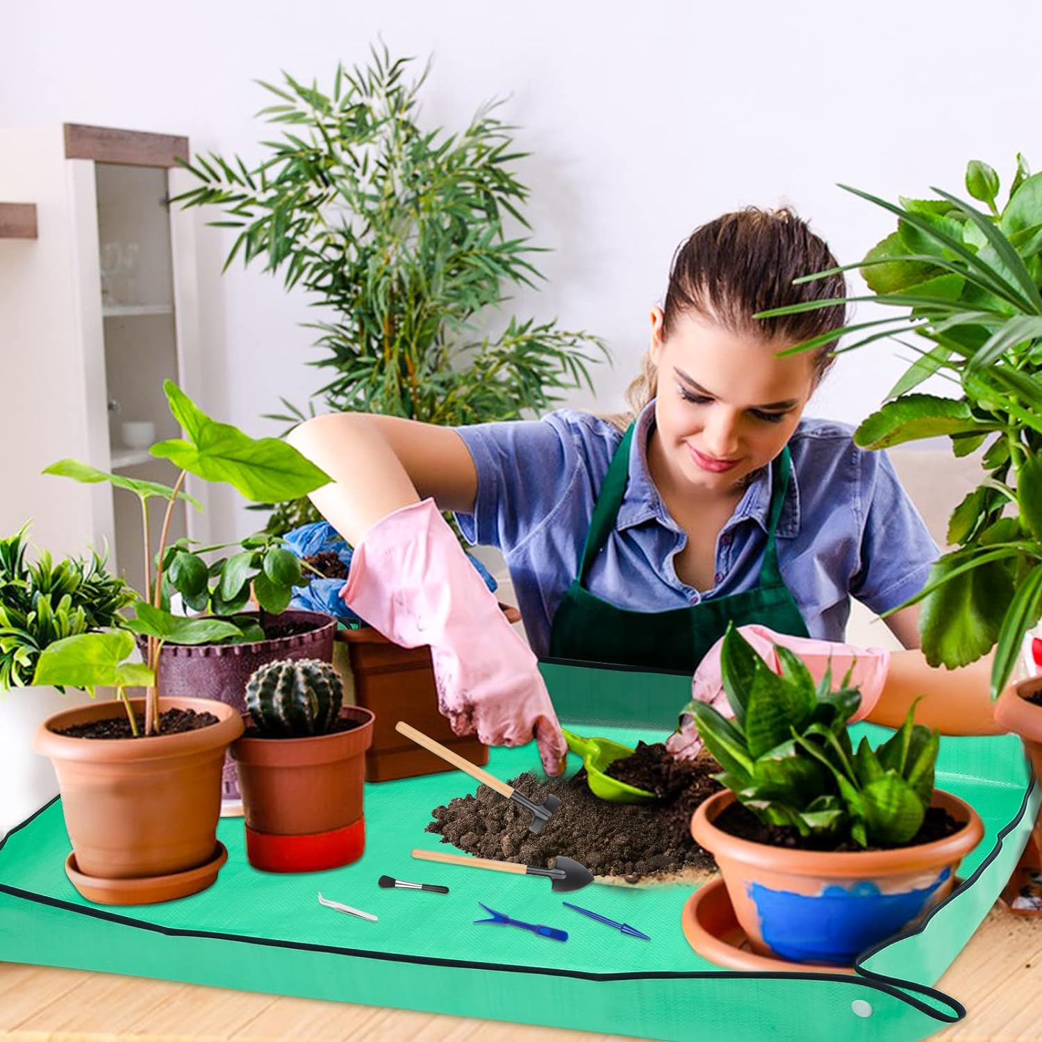 Kalınlaşmış su geçirmez paspas - Snake Plant Ceramic incelemesi ve fiyatı